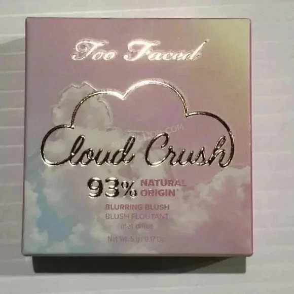 NIB Too Faced "Candy Cloud"  Cloud Crush Blurring Blush velvet pressed powder OS - Picture 2 of 6